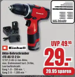 B1 Discount Baumarkt Einhell Akku-Bohrschrauber »TC-AS 12-2 Li« Angebot