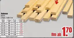 B1 Discount Baumarkt Rahmen GLK II Angebot