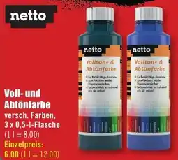 B1 Discount Baumarkt netto Vollton- & Abtönfarbe Angebot