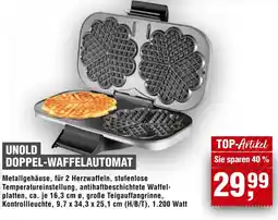 Handelshof UNOLD DOPPEL-WAFFELAUTOMAT Angebot