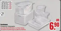 B1 Discount Baumarkt Euroboxen transparent, Polypropylen Angebot