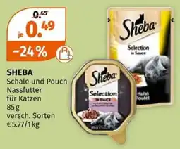 Müller SHEBA Schale und Pouch Nassfutter für Katzen Angebot