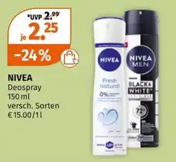 Müller NIVEA Deospray Angebot
