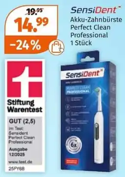 Müller SensiDent Akku-Zahnbürste Perfect Clean Professional Angebot