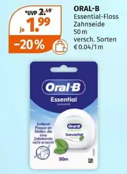 Müller Oral-B Essential-Floss Zahnseide Angebot