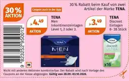 Müller TENA Men Inkontinenzeinlagen Angebot