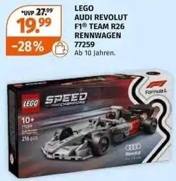 Müller LEGO AUDI REVOLUT F1® TEAM R26 RENNWAGEN Angebot