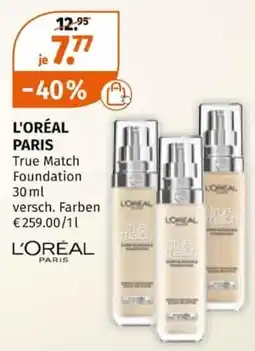 Müller L'ORÉAL PARIS True Match Foundation Angebot