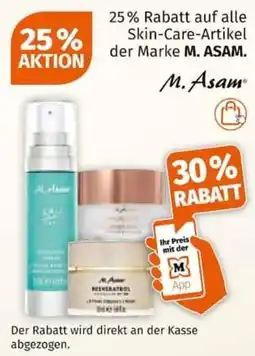 Müller Skin-Care-Artikel der Marke M. ASAM Angebot