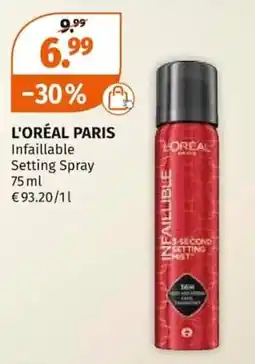 Müller L'ORÉAL PARIS Infaillable Setting Spray Angebot
