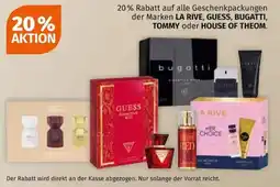 Müller Geschenkpackungen der Marken LA RIVE, GUESS, BUGATTI, TOMMY oder HOUSE OF THEOM Angebot