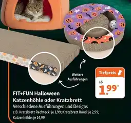 Fressnapf FIT+FUN Halloween Katzenhöhle oder Kratzbrett Angebot