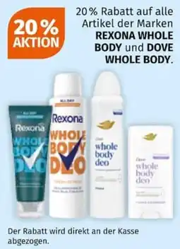 Müller REXONA WHOLE BODY DEO Angebot