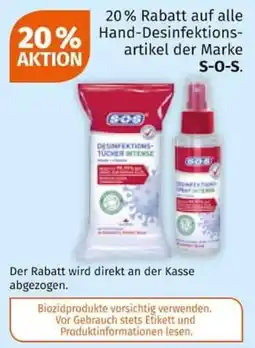 Müller Hand-Desinfektions-artikel der Marke S-O-S Angebot