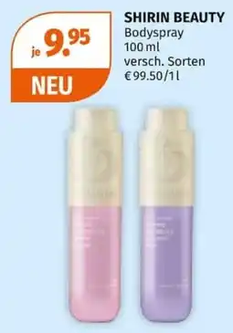 Müller SHIRIN BEAUTY Bodyspray Angebot