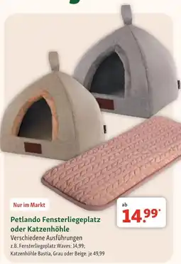 Fressnapf Petlando Fensterliegeplatz oder Katzenhöhle Angebot