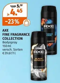 Müller AXE FINE FRAGRANCE COLLECTION Bodyspray Angebot