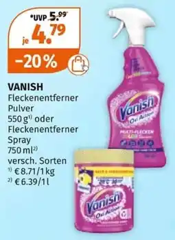 Müller Vanish Fleckenentferner Angebot