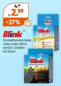 Müller Blink Einmalhandschuhe Angebot