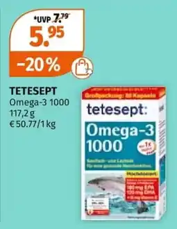 Müller tetesept: Omega-3 1000 Angebot