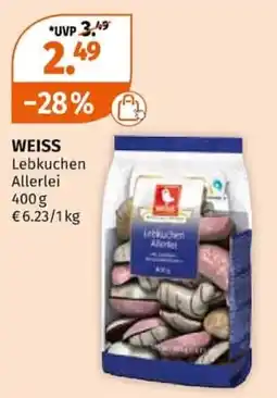 Müller WEISS Lebkuchen Allerlei Angebot