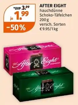 Müller After Eight hauchdünne Schoko-Täfelchen Angebot