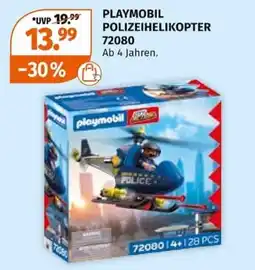 Müller PLAYMOBIL POLIZEIHELIKOPTER Angebot