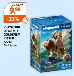 Müller PLAYMOBIL LÖWE MIT GOLDENEM RITTER Angebot
