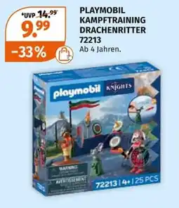 Müller PLAYMOBIL KAMPFTRAINING DRACHENRITTER Angebot