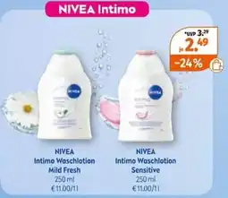 Müller NIVEA Intimo Waschlotion Angebot