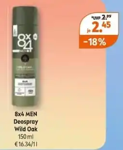 Müller 8x4 MEN Deospray Wild Oak Angebot