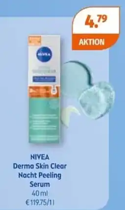 Müller NIVEA Derma Skin Clear Nacht Peeling Serum Angebot