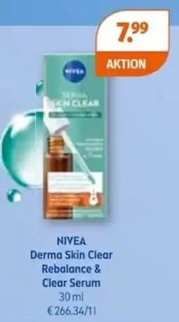 Müller NIVEA Derma Skin Clear Rebalance & Clear Serum Angebot