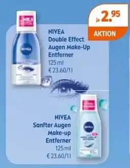 Müller NIVEA Double Effect Augen Make-Up Entferner Angebot