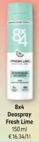 Müller 8x4 Deospray Fresh Lime Angebot