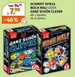 Müller SCHMIDT SPIELE NOCH MAL! ODER GANZ SCHÖN CLEVER Angebot