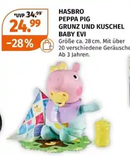 Müller HASBRO PEPPA PIG GRUNZ UND KUSCHEL BABY EVI Angebot