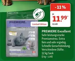 Fressnapf PREMIERE. KLUMPEND EXCELLENT. Angebot
