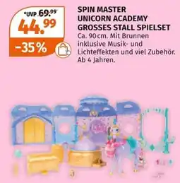 Müller SPIN MASTER UNICORN ACADEMY GROSSES STALL SPIELSET Angebot