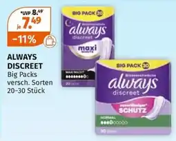 Müller ALWAYS DISCREET Angebot