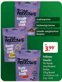 Fressnapf Fellows Snacks Angebot