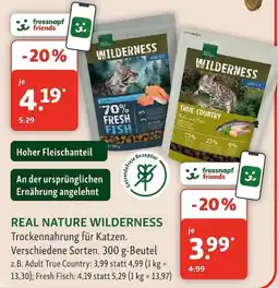 Fressnapf REAL NATURE WILDERNESS Trockennahrung für Katzen Angebot
