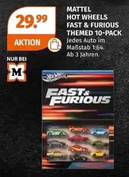 Müller Mattel hot wheels fast & furious themed 10-pack Angebot