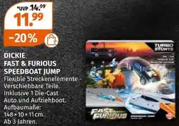 Müller Dickie fast & furious speedboat jump Angebot