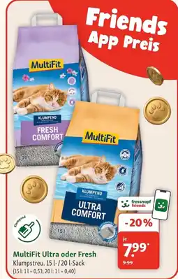Fressnapf MultiFit Klumpstreu Angebot