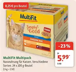 Fressnapf MultiFit Multipack Nassnahrung für Katzen Angebot