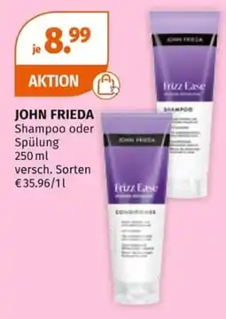 Müller JOHN FRIEDA Shampoo oder Spülung Angebot