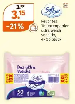 Müller SoftStar Feuchtes Toilettenpapier ultra weich sensitiv Angebot