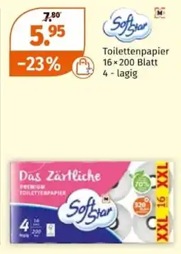 Müller SoftStar Toilettenpapier Angebot