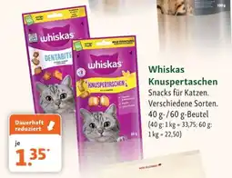 Fressnapf Whiskas Knuspertaschen Angebot